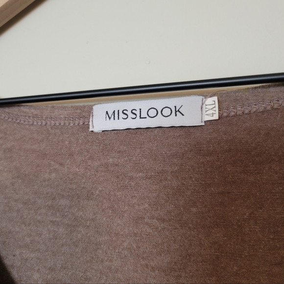 Misslook | Brown Cactus Tee - Picture 3 of 5